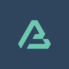 Modern Minimalist A Letter Logo Design