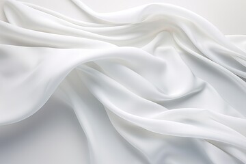 White Seamless Satin Fabric with Gentle Patterns background