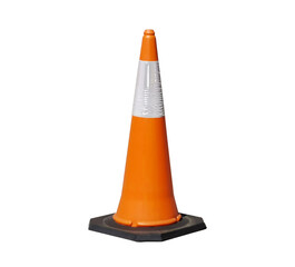 orange funnel traffic isolated transparent