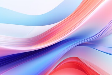 Background from abstract pastel waves. AI generated