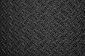 Durable black plastic panel