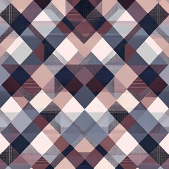 seamless plaid pattern. Generative AI