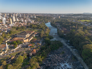 Piracicaba, Rio Piracicaba, Rua do Porto, Aérea