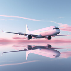 Fototapeta premium Parametric Style Plane Render
