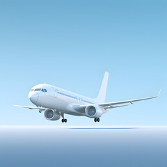 Obraz premium Parametric Style Plane Render