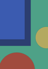colorful flat abstract geometric background for wallpaper cover design