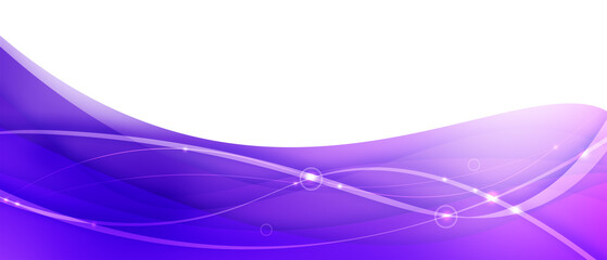 Abstract purple wavy background. Graphic design template for brochure, website, mobile app, leaflet