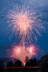 Fireworks celebration in New Hampshire