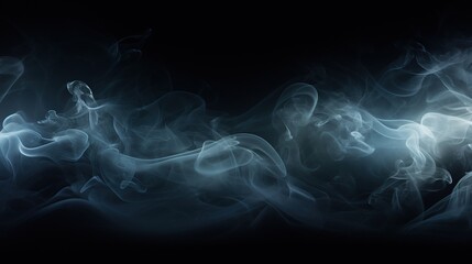 Beautiful smoke flying AI generated image
