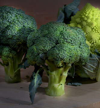 broccoli and cauliflower