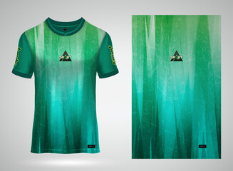 Sport jersey t-shirt. Jersey mockup. Sport pattern fabric textile.	