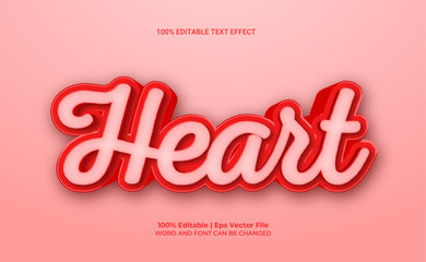 3d editable premium vector text effect