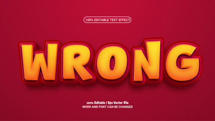 3d editable premium vector text effect