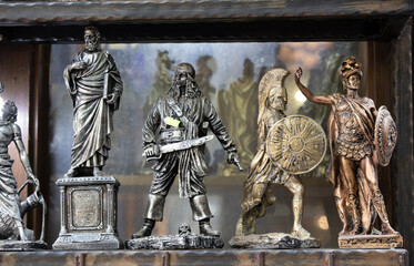 Bronze statues from Greek mythology