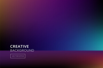 Modern vibrant smooth multicolor gradient background