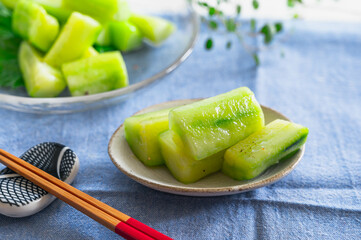 翡翠きゅうり炒め