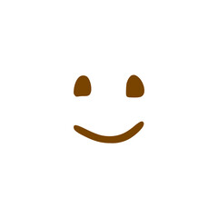 Smile face doodle icon