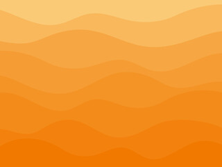 オレンジ　グラデーション　ウェーブ　ポップ 　波　背景　抽象的	