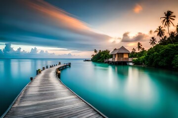 beach at sunset