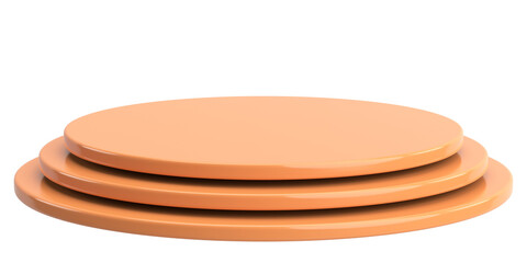 Product display. Product podium. 3D illustration.