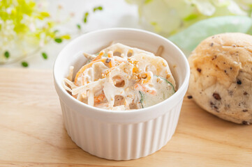ごぼうとレンコンのサラダ