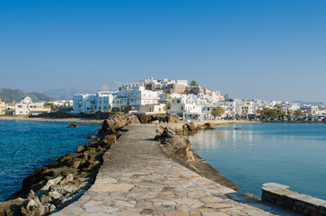 Capital de Naxos - obrazy, fototapety, plakaty