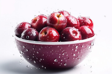 cherries in a bowl