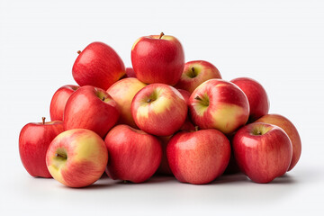 Fototapeta na wymiar apples on a white background