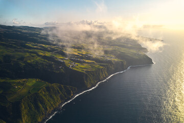 Picturesque nature of Azores Island. Portugal