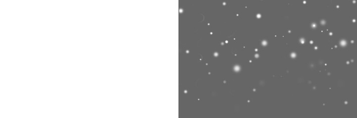 Falling snow isolated on transparent background. Heavy  light snowfall, snowflakes Snow flakes,...