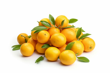fruits isolated on white