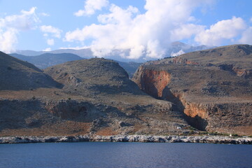 Samaria Gorge from Libyan Sea