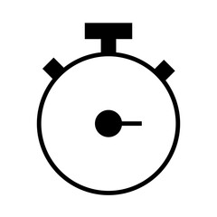 stopwatch isolated on white