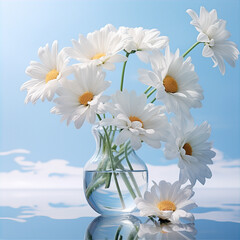 bouquet of white daisies
