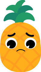 Pineapple Face Sad