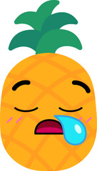 Pineapple Face Sleep Sleepy