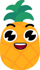 Pineapple Face Wide Smile