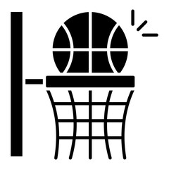 Basketball Glyph Icon