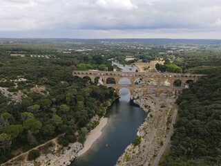 Fototapeta na wymiar Pont du Gard France Provence UNESCO