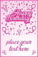 Geburtstagskarte, Glückwunschkarte, Postkarte - Happy Birthday gift card