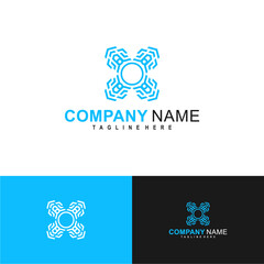 Fototapeta na wymiar Modern and unique geometric logo design