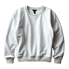 Fototapeta premium White Crewneck Sweatshirt Isolated