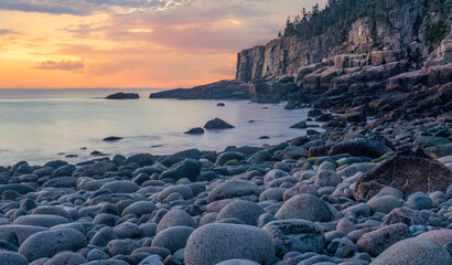 Atlantic seashore sunrise at Acadia National Park - Maine © Craig Zerbe