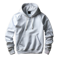 White Hoodie Isolated
