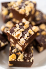 Chocolate hazelnut fudge