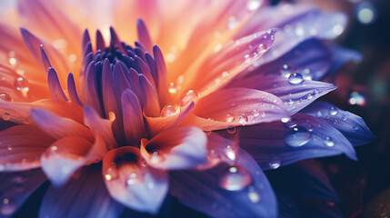 Beautiful flower on blurred background

Generative AI