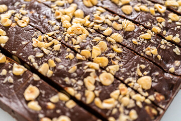 Chocolate hazelnut fudge