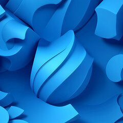 Creative 3D Blue Background