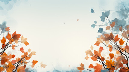 Obraz na płótnie Canvas Autumn seasonal background 