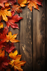 Autumn seasonal background 